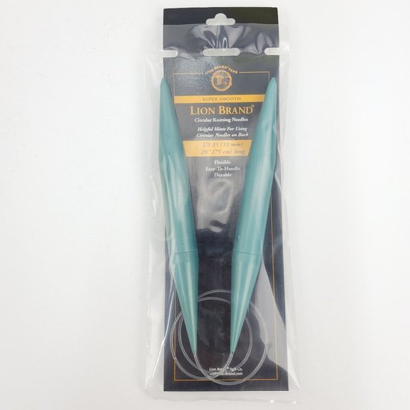 New Lion Brand Circular Knitting Needles Size US 35 (19 mm) 29" (75 cm) Long - Picture 1 of 7